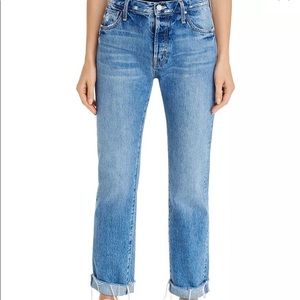 Mother button fly no stretch size 27 fray bottom